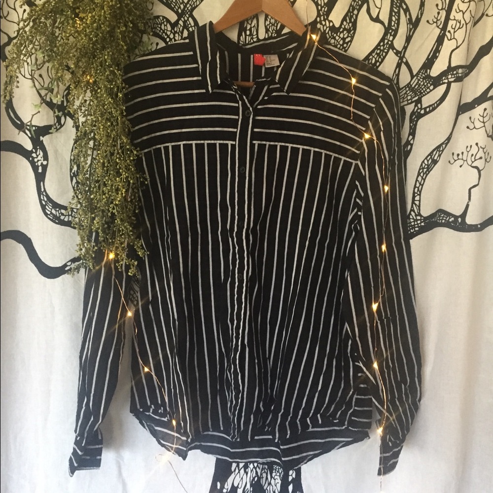 H&M Striped Button Down